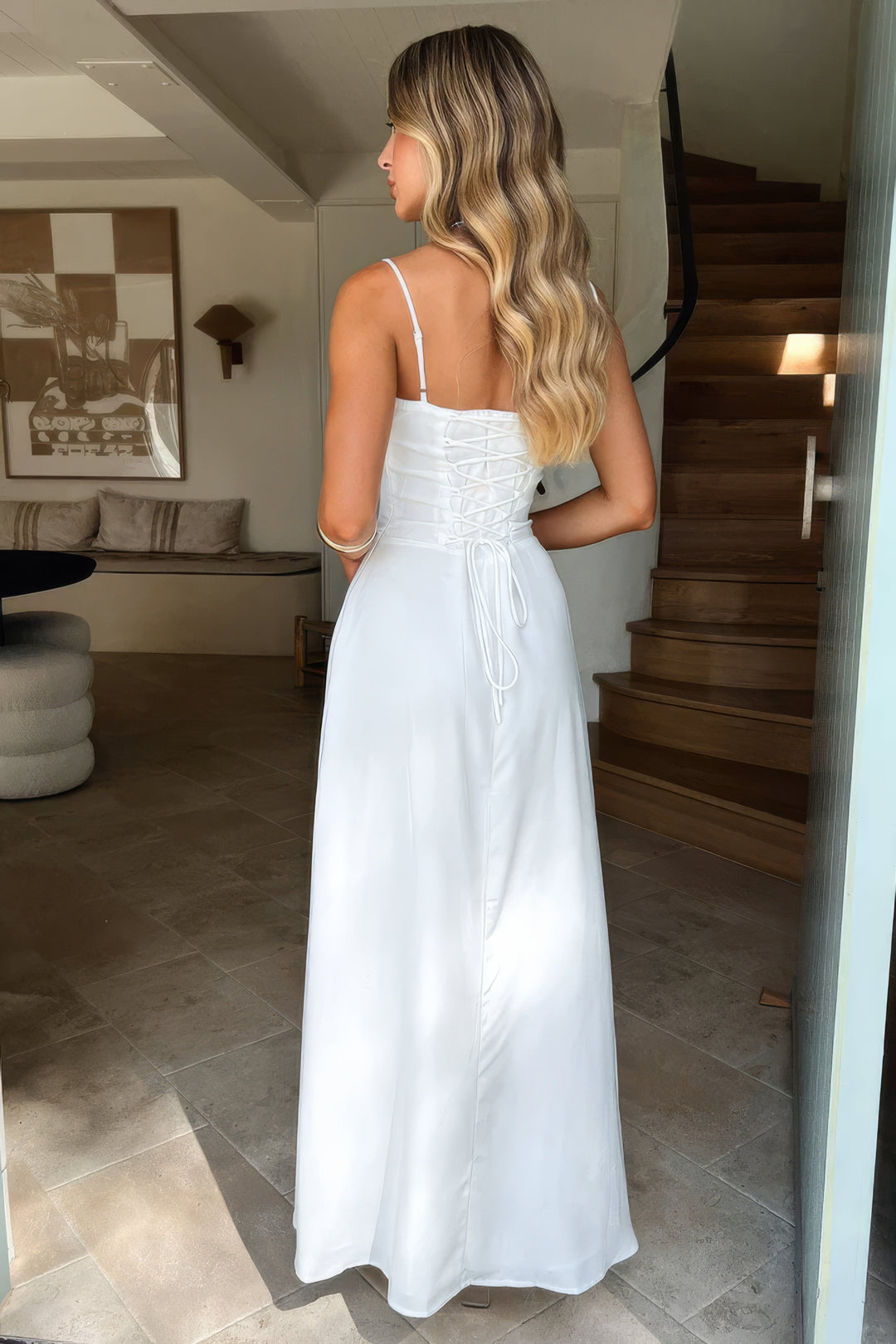 Women's Elegant Flowing Maxi Dress