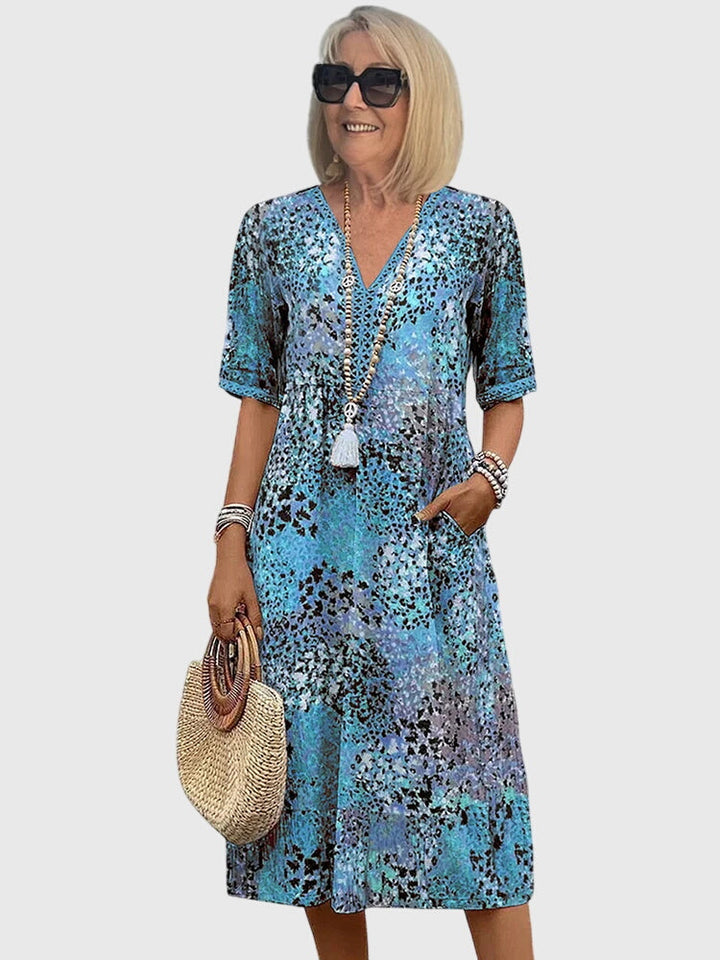 Women's Summer Floral Midi Dress