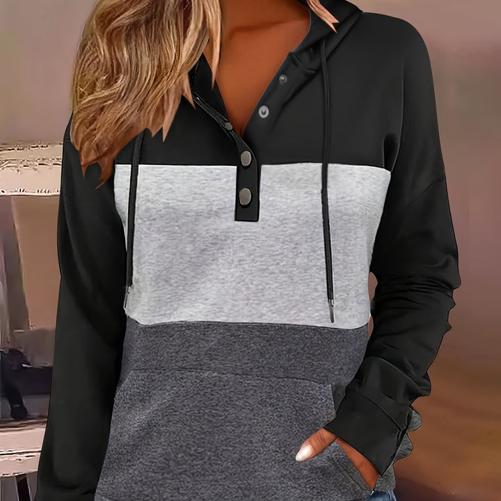 Bianca | Women's Relaxed Fit Colour Block Hoodie