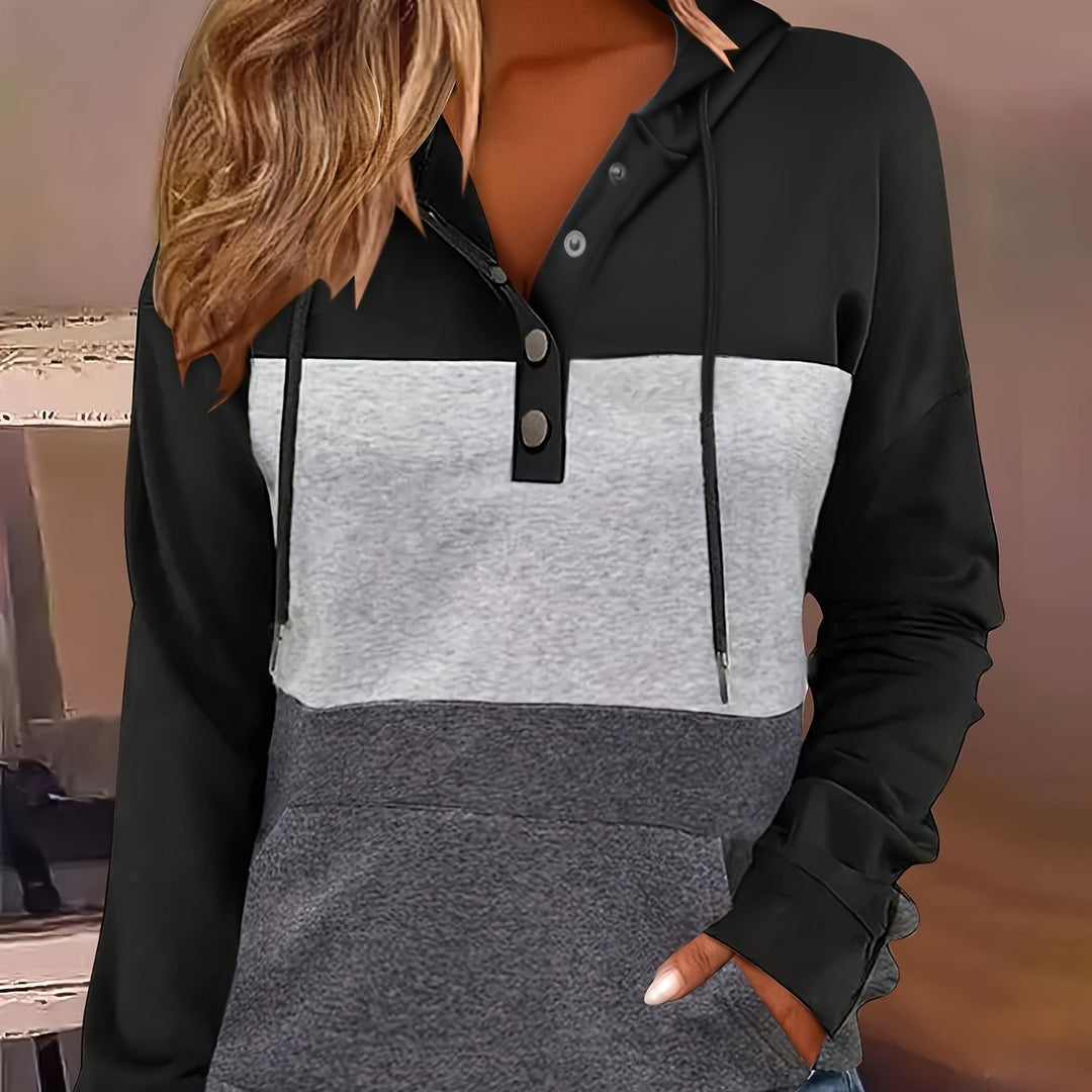 Bianca | Women's Relaxed Fit Colour Block Hoodie