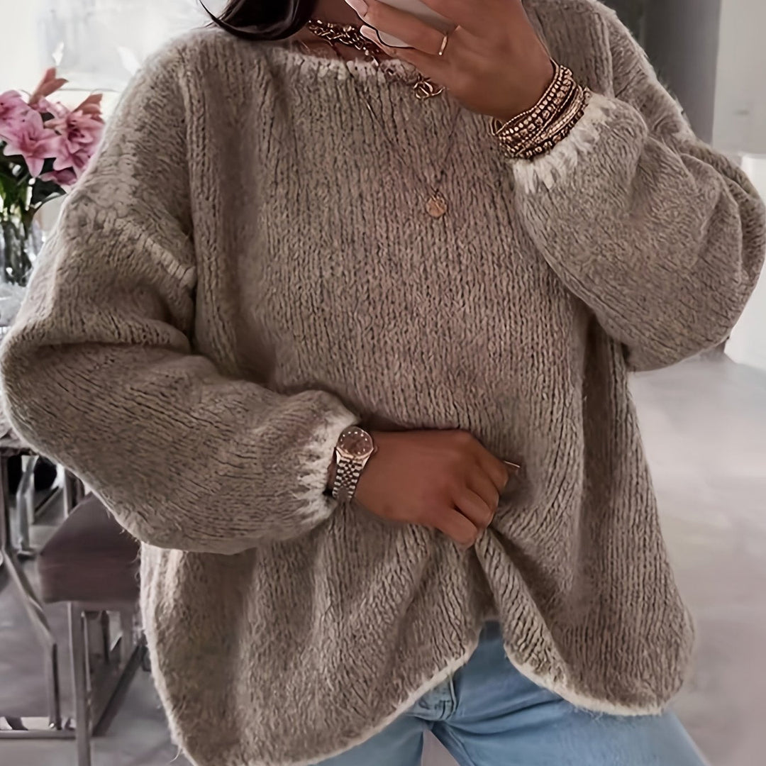 Stacey | Women's Relaxed Fit Boat Neck Jumper