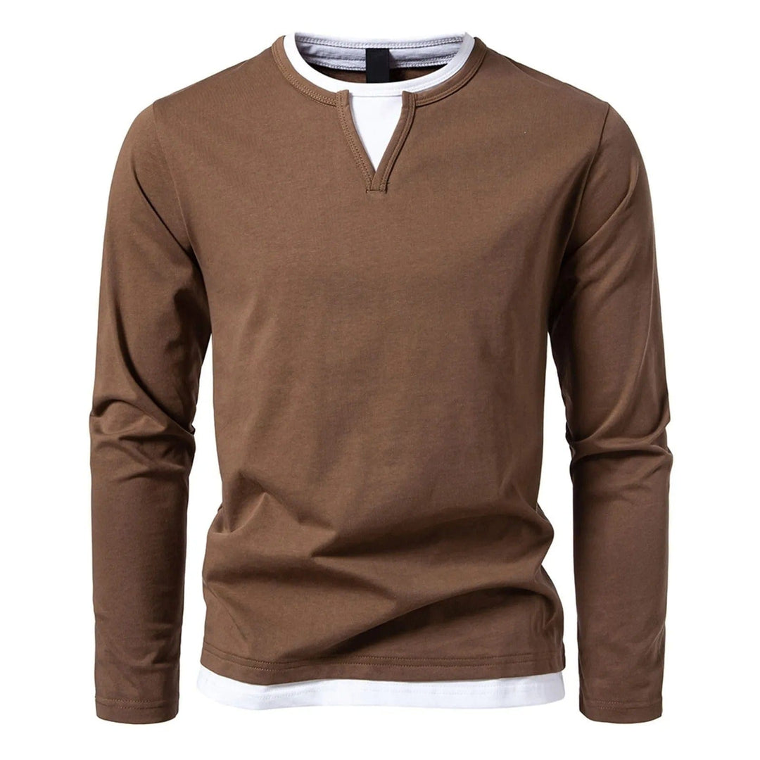 Maurice | Men's Long Sleeve Henley Shirt