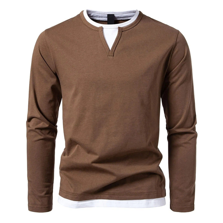 Maurice | Men's Long Sleeve Henley Shirt