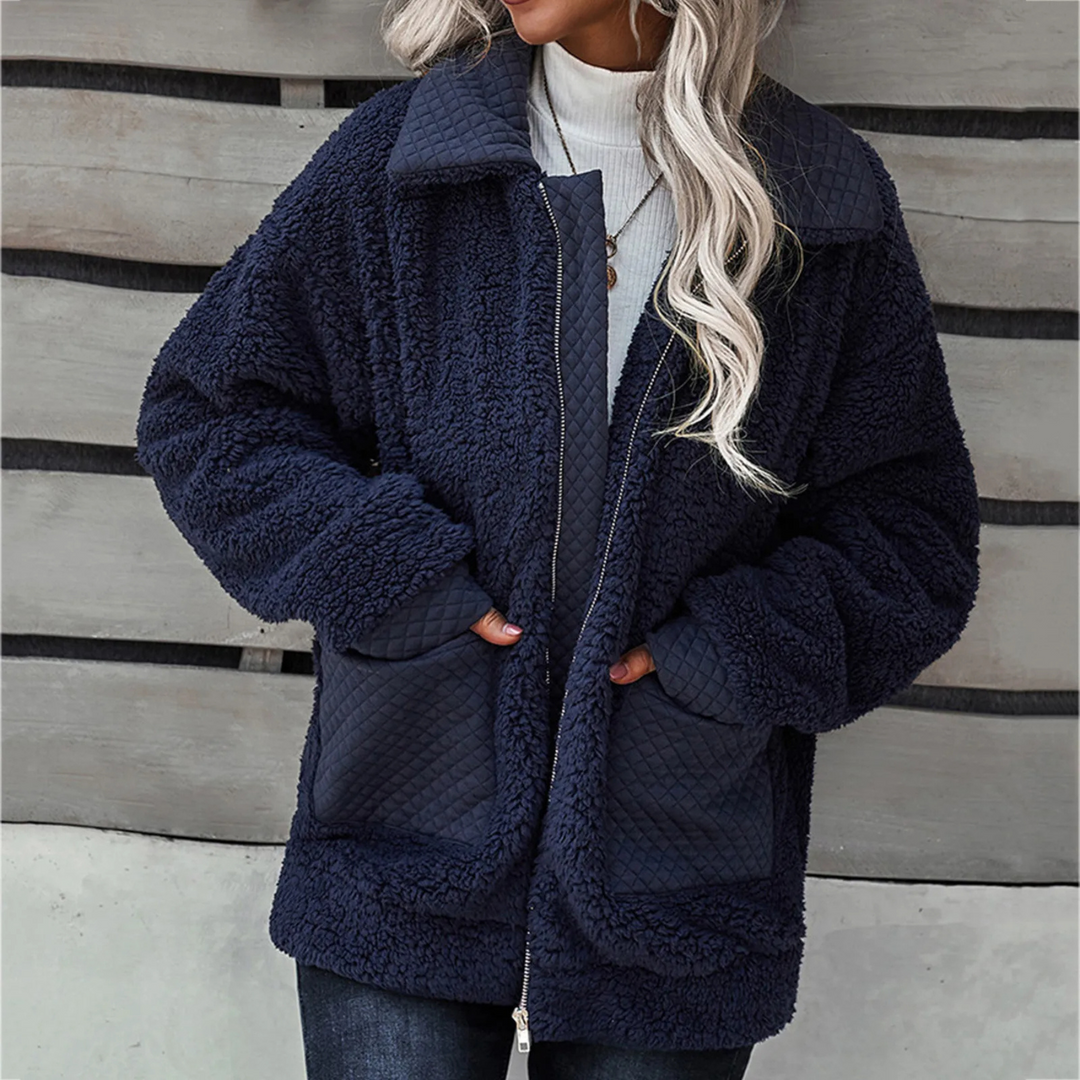 Blanche | Women's Oversized Teddy Fleece Jacket