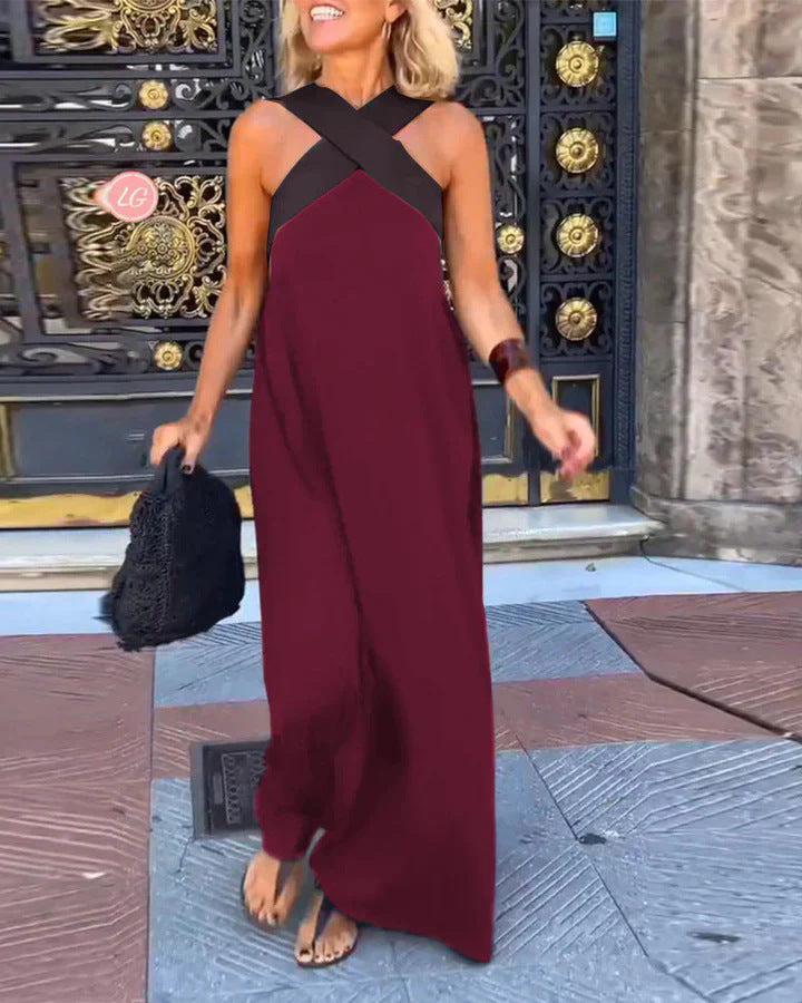 Women's Crossover Maxi Dress