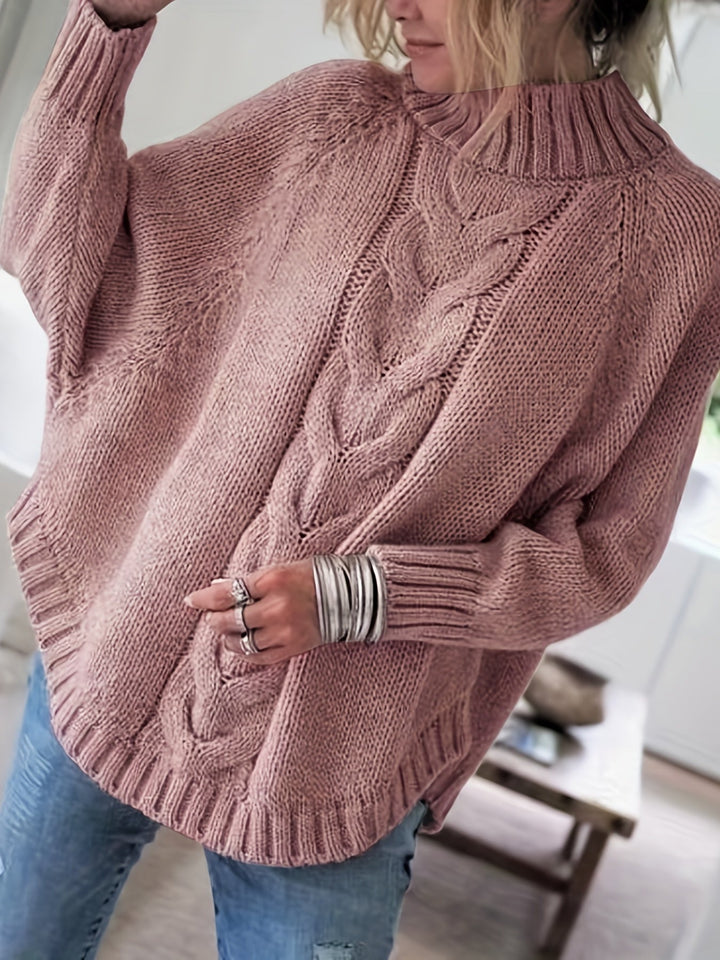 Rhea | Women's Relaxed Fit Cable Knit Jumper