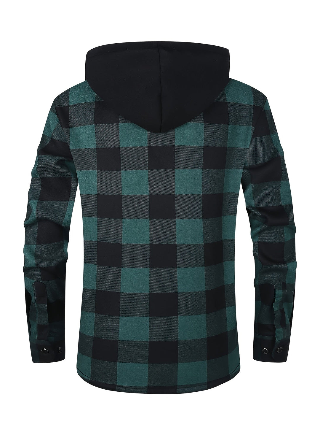 Emmett | Men's Lined Plaid Hooded Shirt Jacket