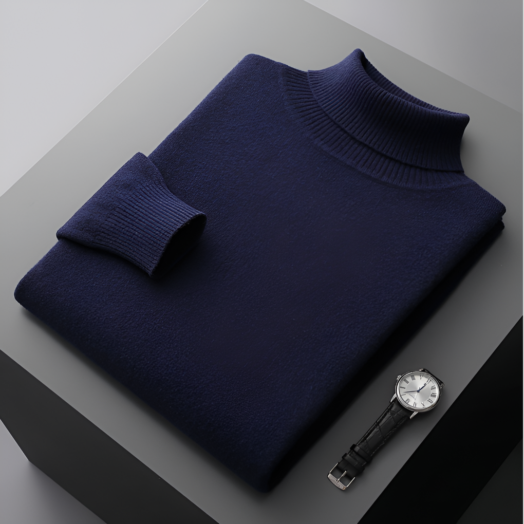 Sidney | Men's Ribbed Roll Neck Jumper