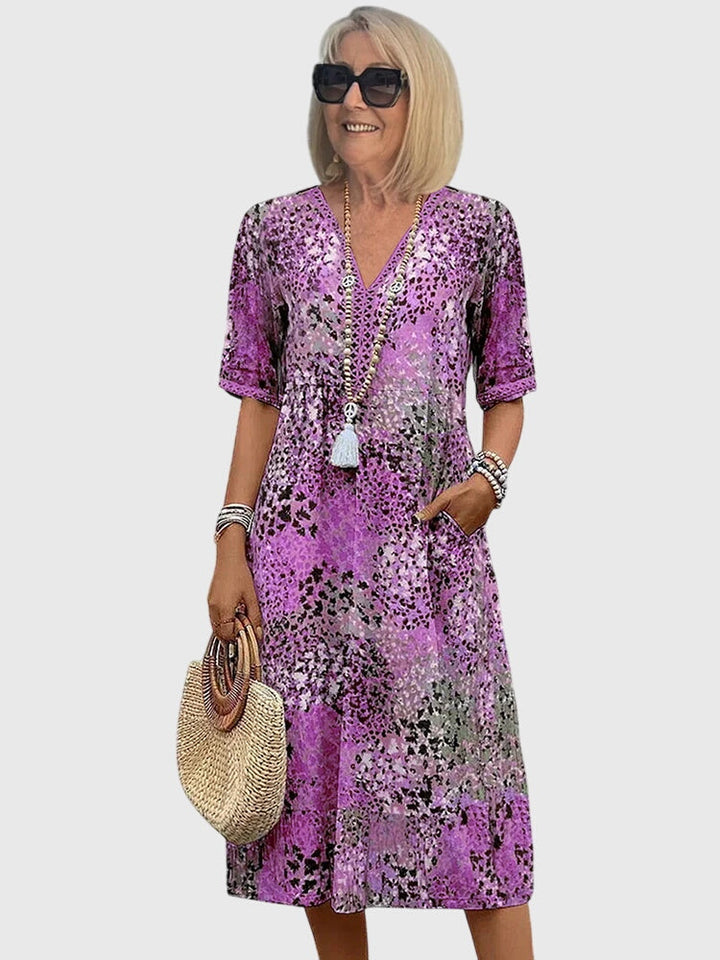 Women's Summer Floral Midi Dress