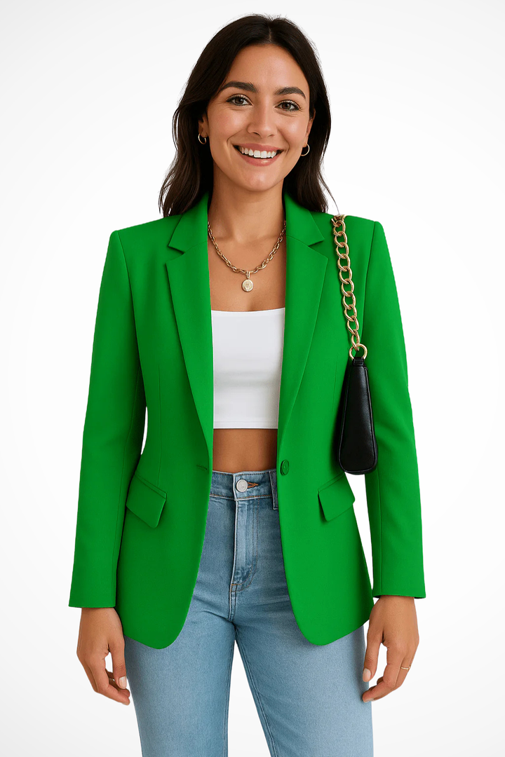 Women's Tailored Blazer Single Button Smart Fit