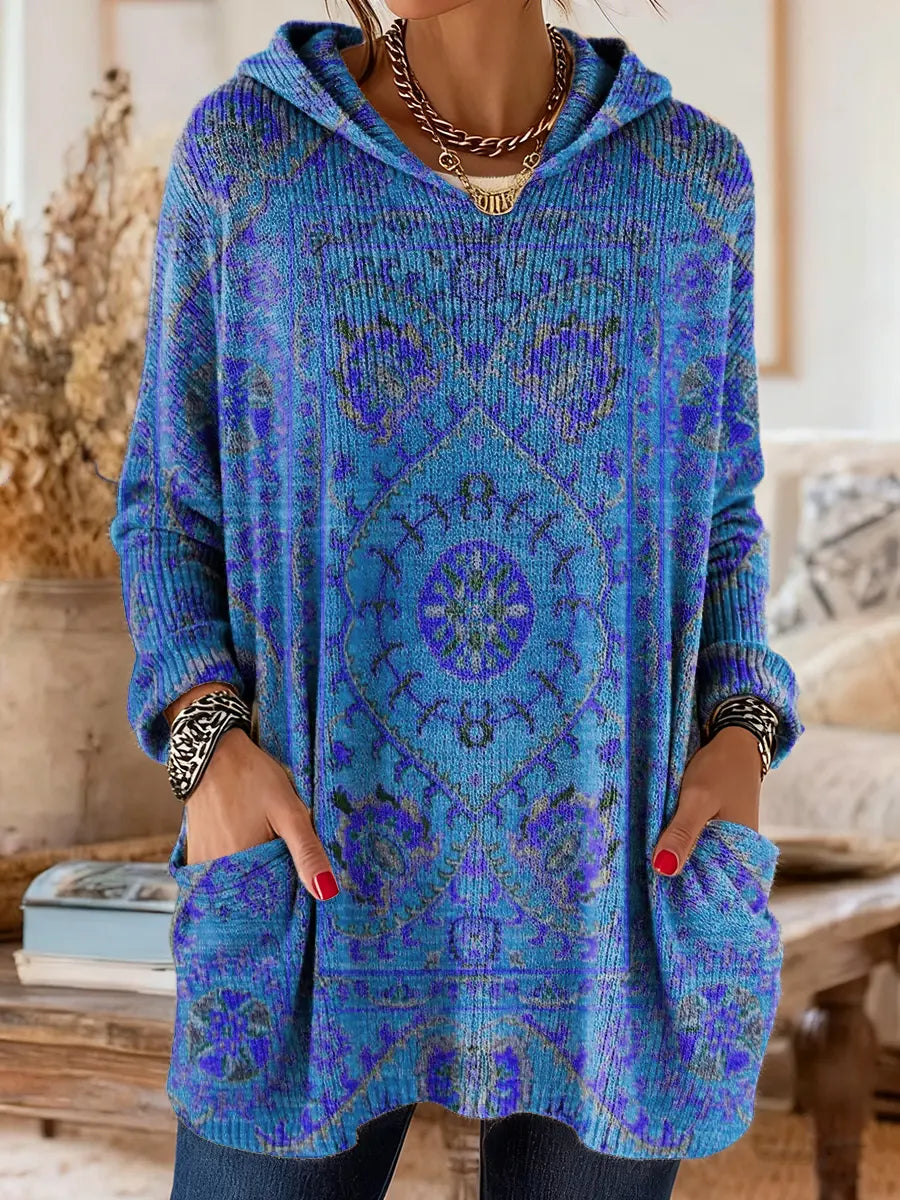 Women's Hooded Knit Tunic