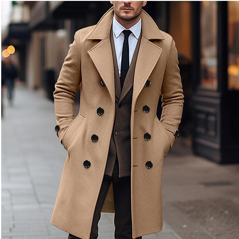 Harold | Men's Double-Breasted Tailored Overcoat