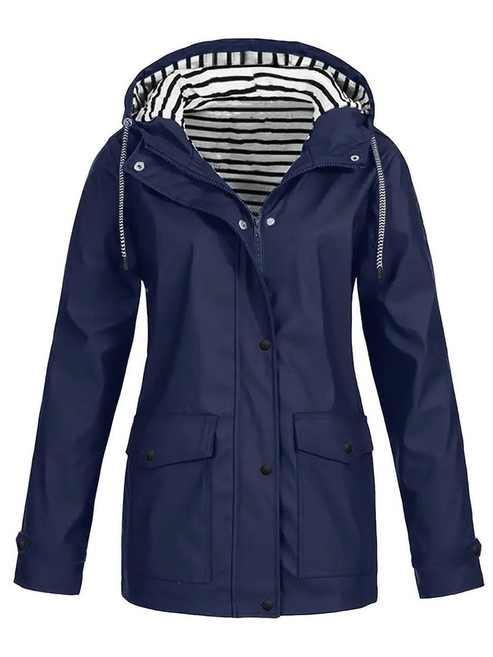 Jocelyn | Women's Striped Lined Hooded Jacket