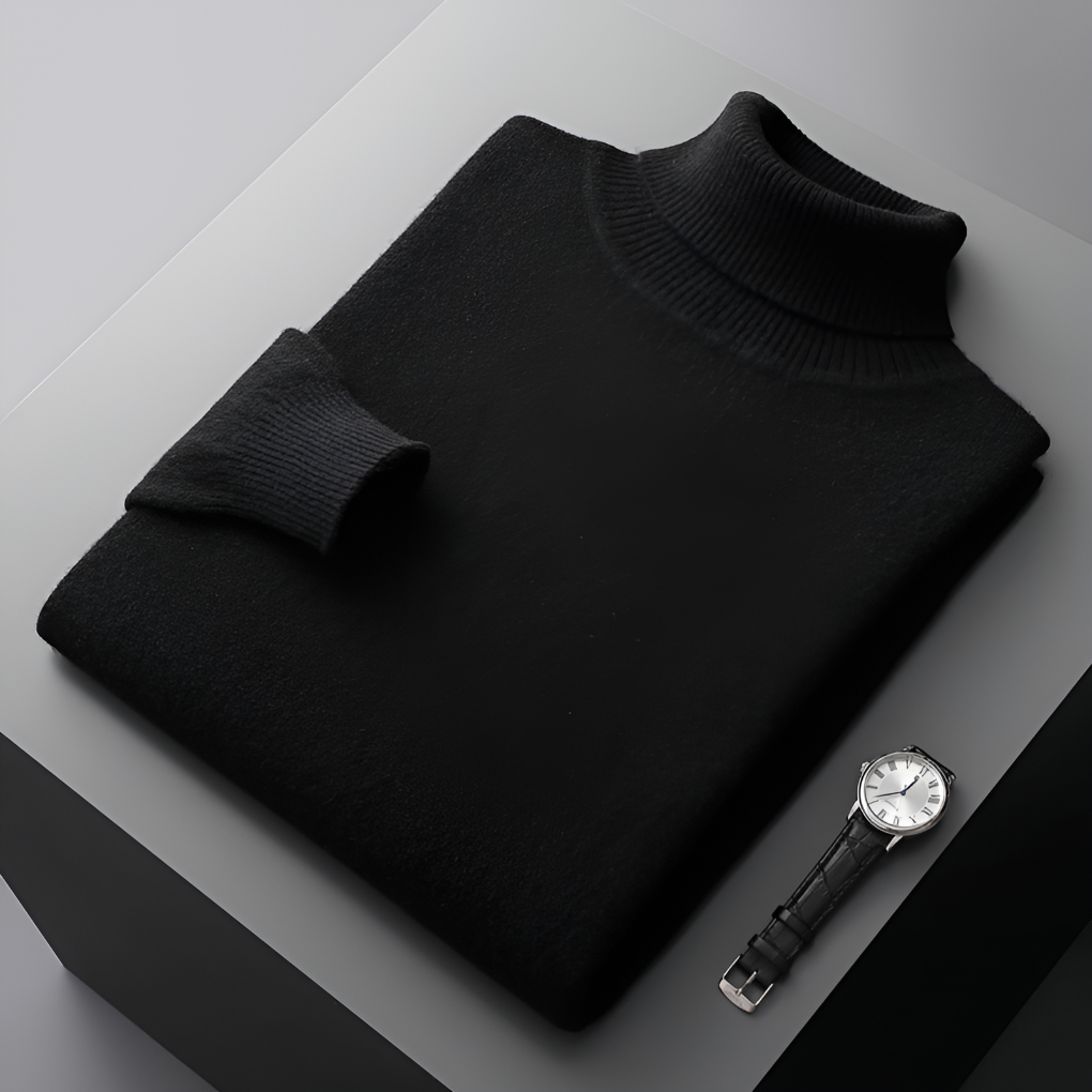Sidney | Men's Ribbed Roll Neck Jumper