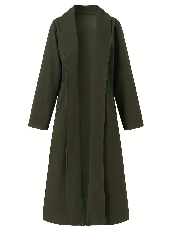 Sonia | Women's Longline Open Front Coat
