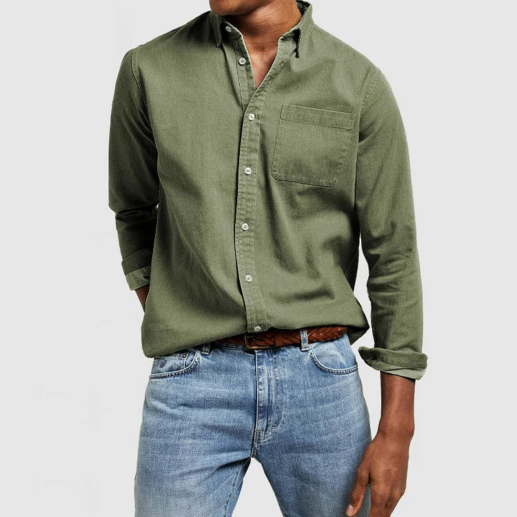 Walter | Men's Textured Business Casual Shirt