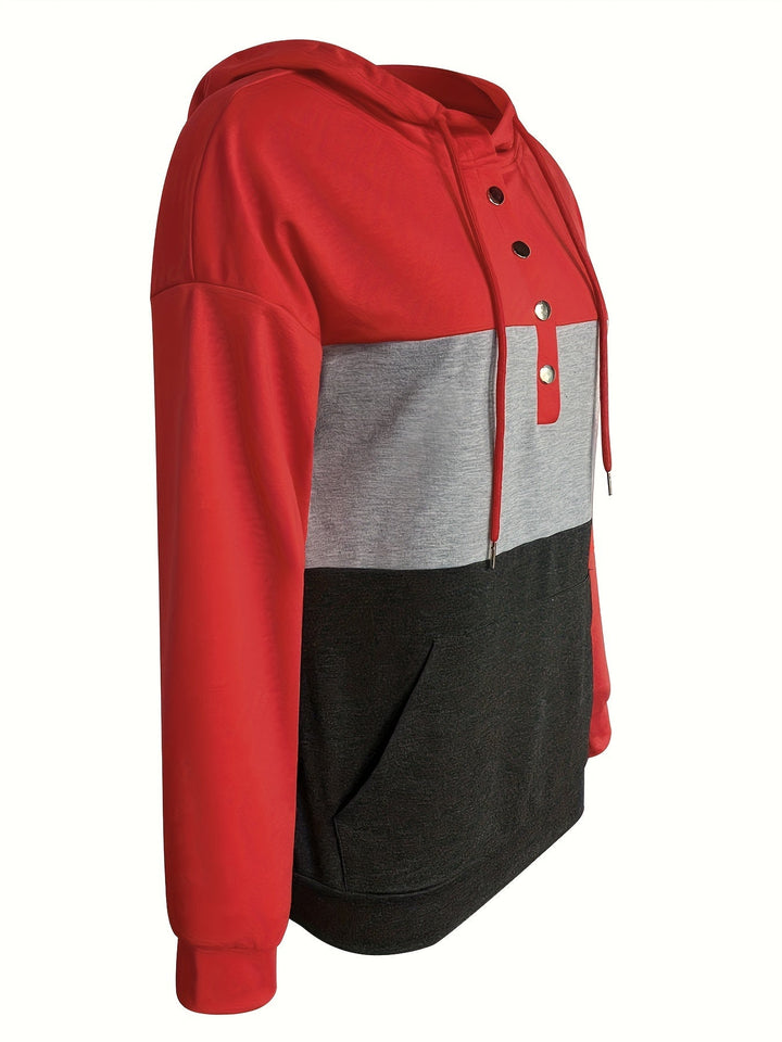 Bianca | Women's Relaxed Fit Colour Block Hoodie
