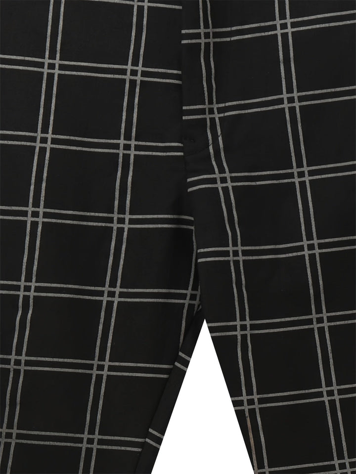 Cormac | Men's Slim Fit Checked Trousers