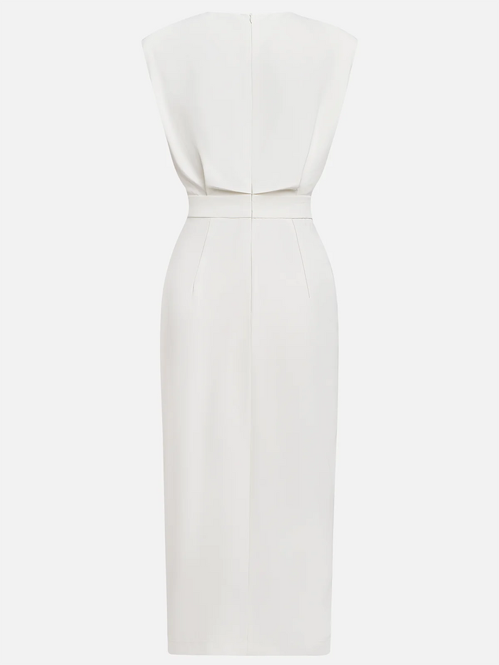 Women's Button Detail Midi Dress
