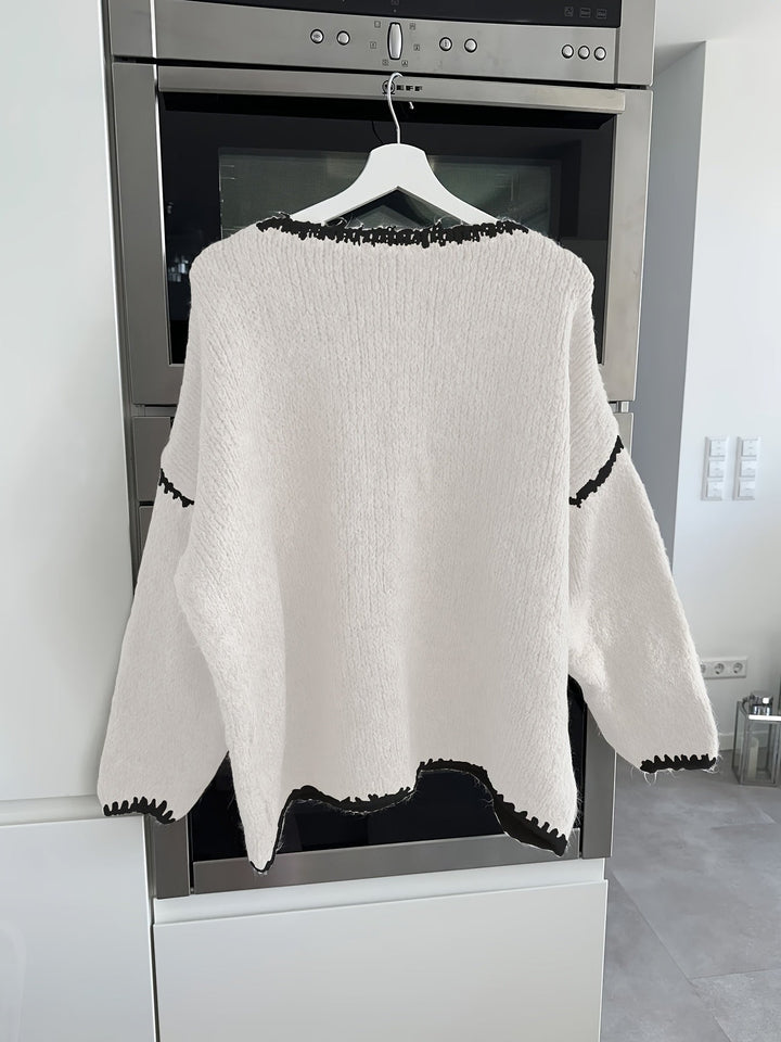 Stacey | Women's Relaxed Fit Boat Neck Jumper