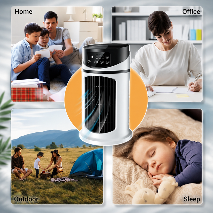 Compact Portable Air Conditioner Windowless Room Cooler