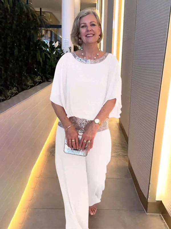 Women's Embellished Evening Set