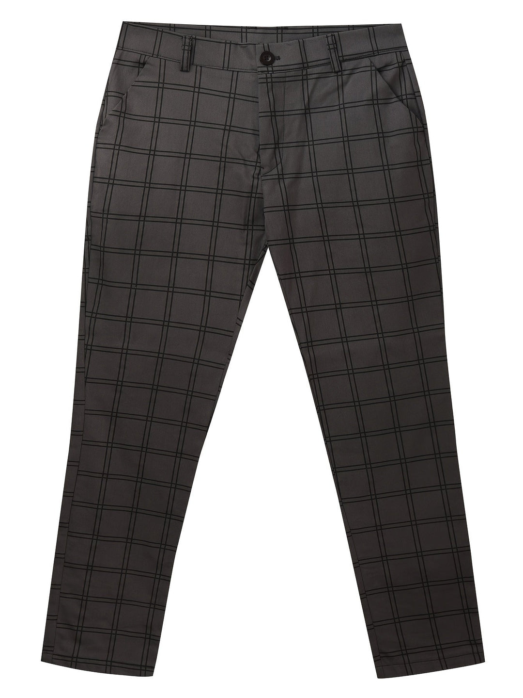 Cormac | Men's Slim Fit Checked Trousers