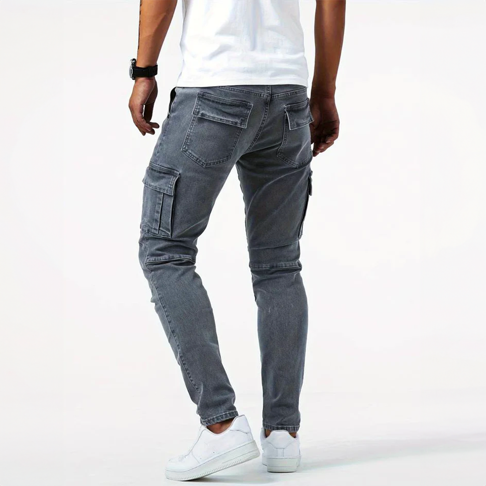 Warren | Men's Stretch Denim Cargo Jeans