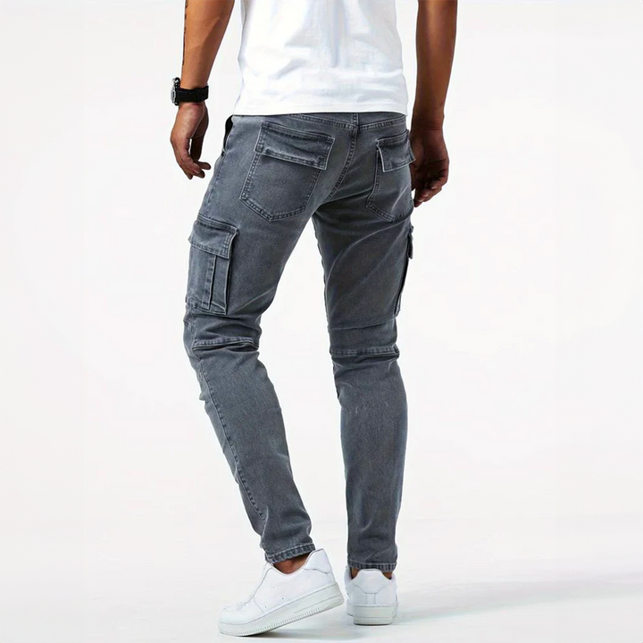 Warren | Men's Stretch Denim Cargo Jeans