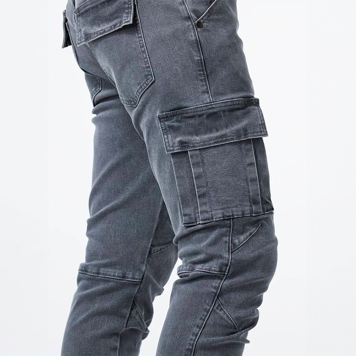 Warren | Men's Stretch Denim Cargo Jeans