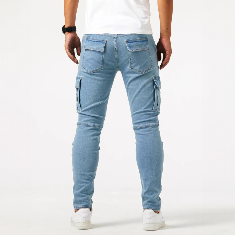 Warren | Men's Stretch Denim Cargo Jeans