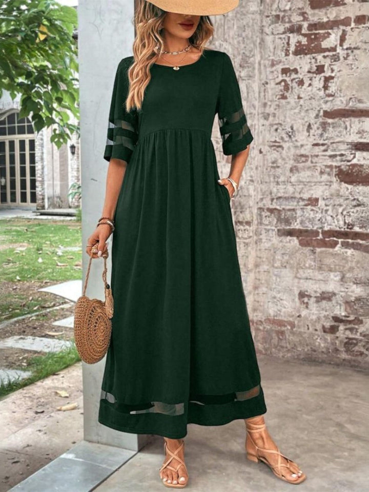 Women's Tummy-Flattering Midi Dress