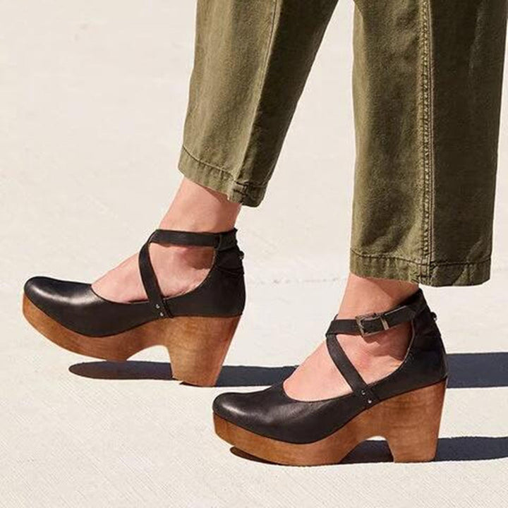 Women's Closed-Toe Wedge Heels