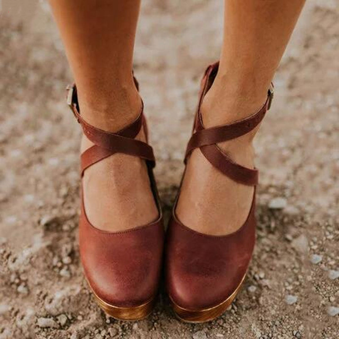 Women's Closed-Toe Wedge Heels
