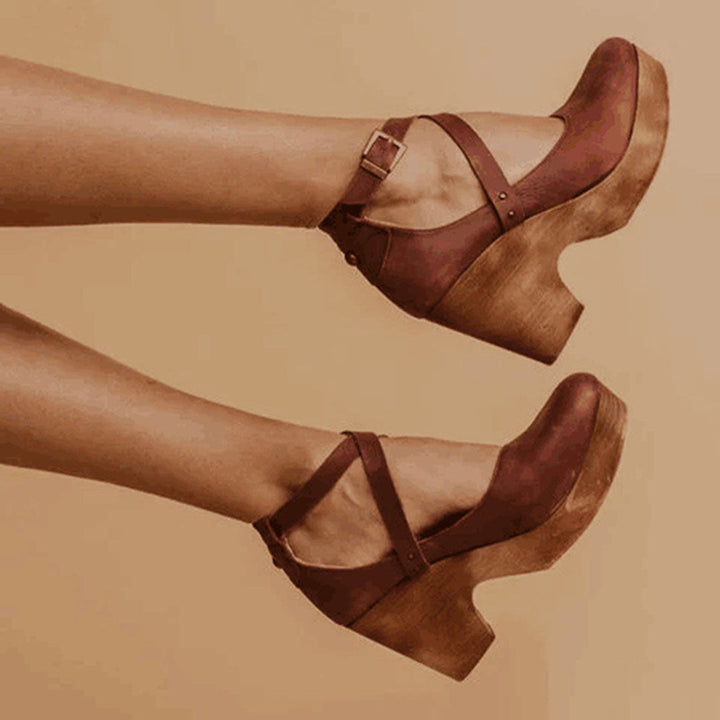 Women's Closed-Toe Wedge Heels