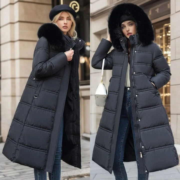 Vivienne | Women's Faux Fur Collar Winter Jacket