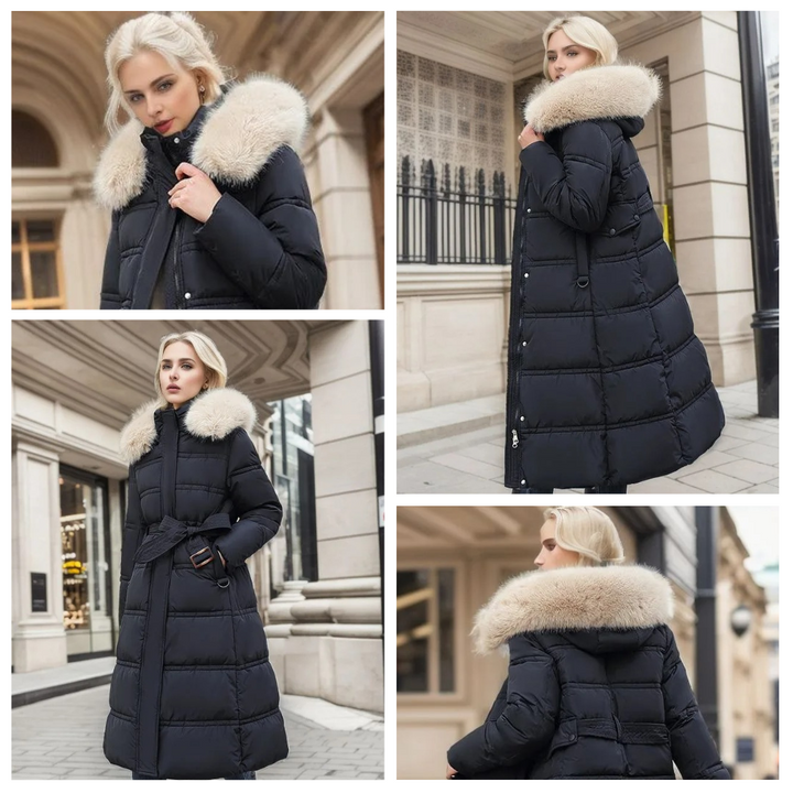 Vivienne | Women's Faux Fur Collar Winter Jacket