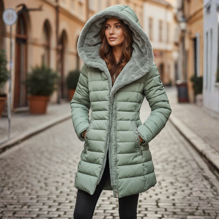 Muriel | Women's Quilted Hooded Winter Coat