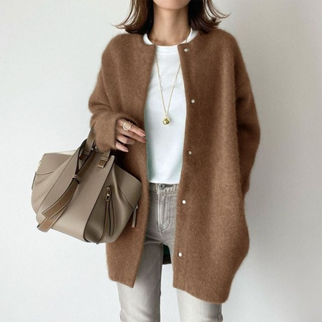 Sylvia | Women's Lightweight Wool Knit Cardigan