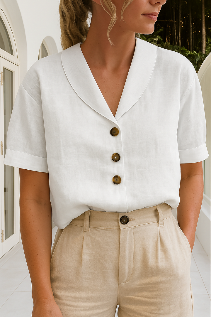 Women's Wrap Neck Blouse