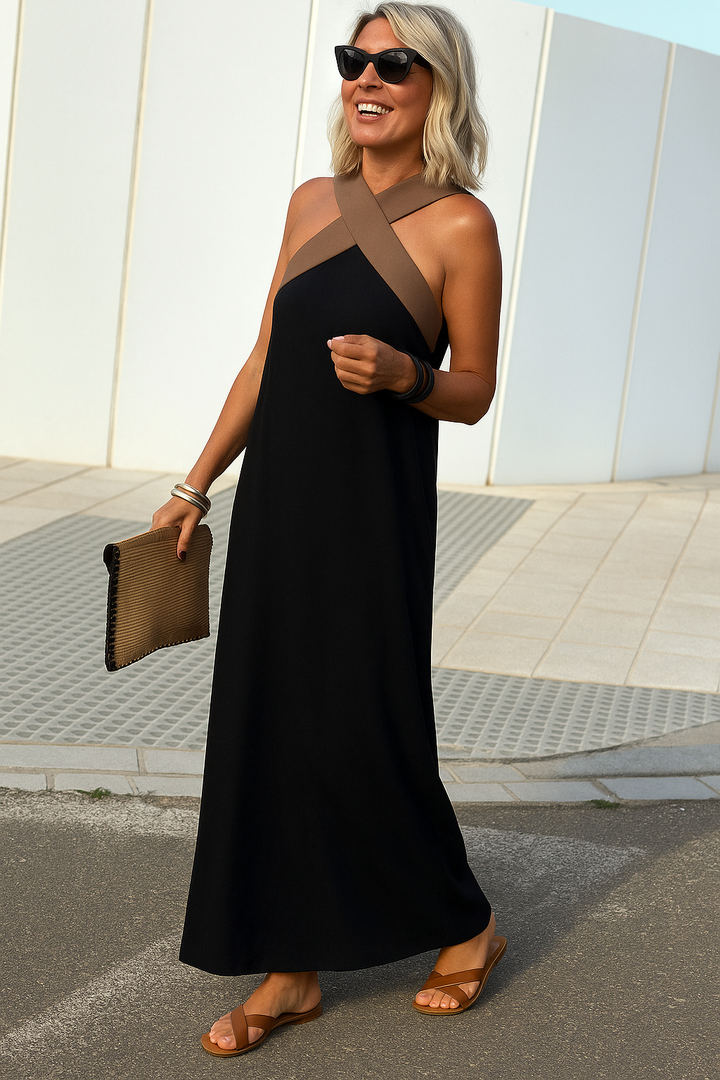 Women's Crossover Maxi Dress