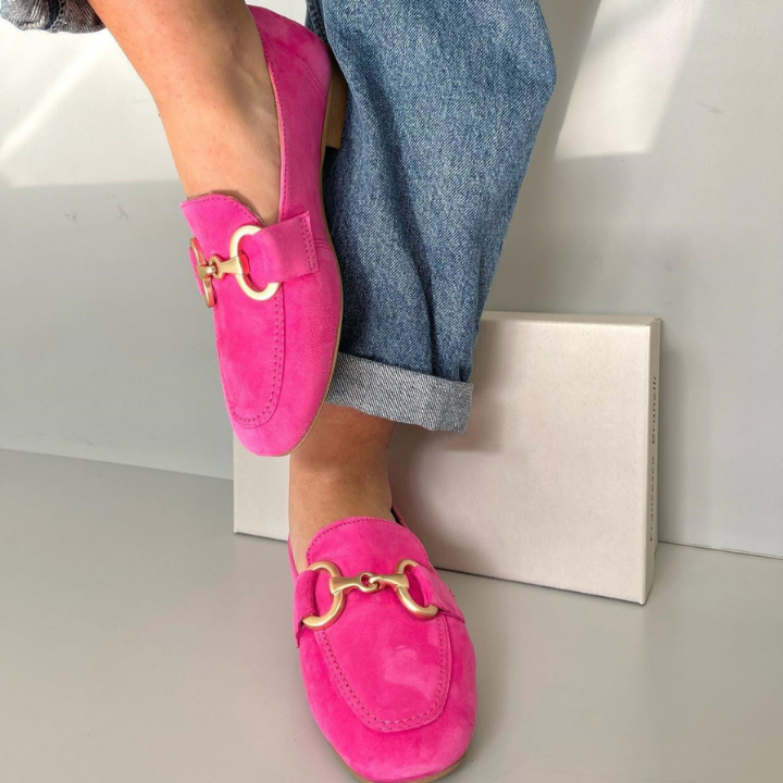Women's Suede Horsebit Loafers