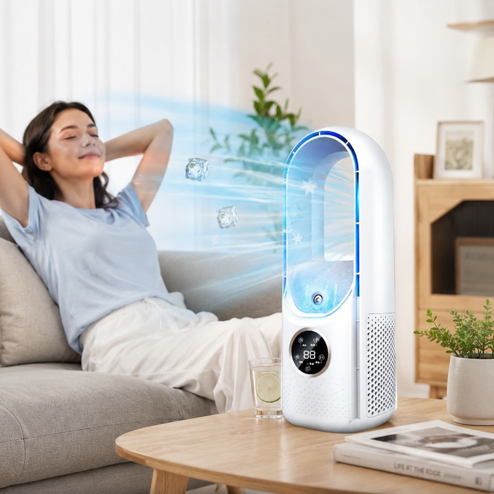 Portable Bladeless Air Conditioner Mini Personal Cooler