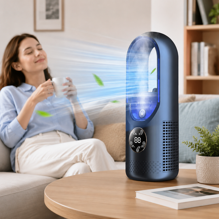 Portable Bladeless Air Conditioner Mini Personal Cooler