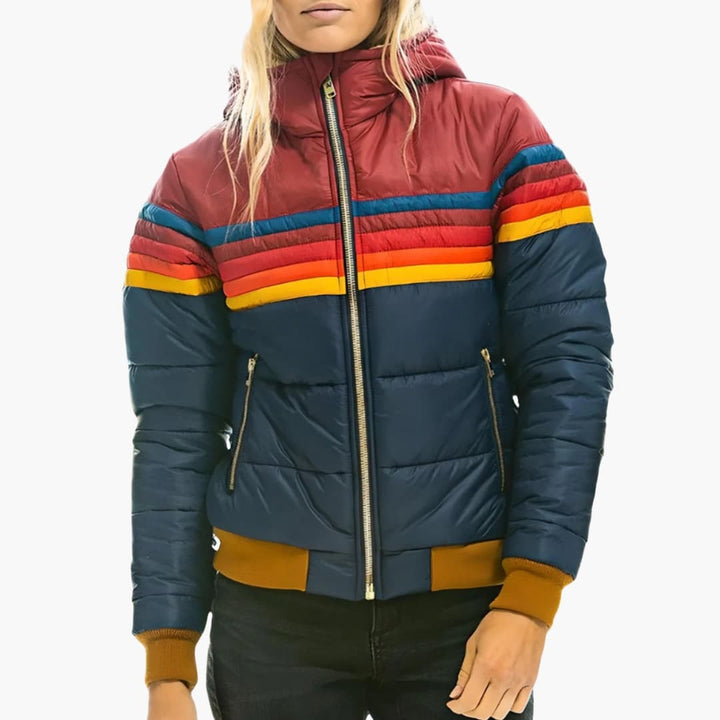 Women's Quilted Hooded Jacket