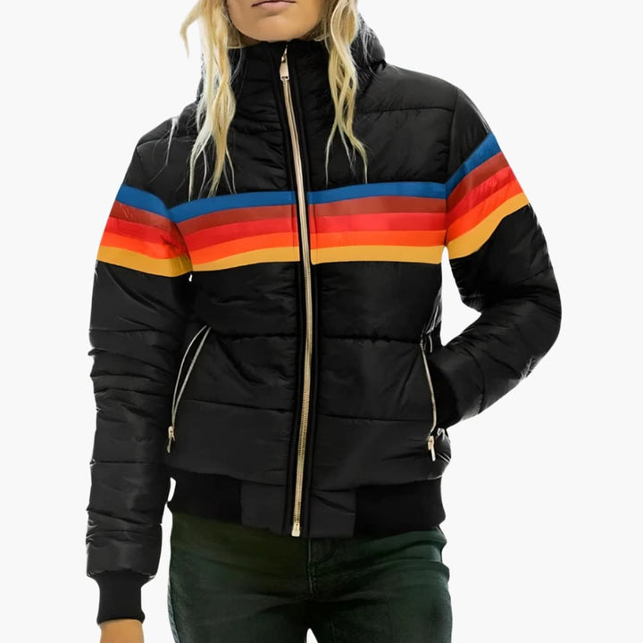 Women's Quilted Hooded Jacket
