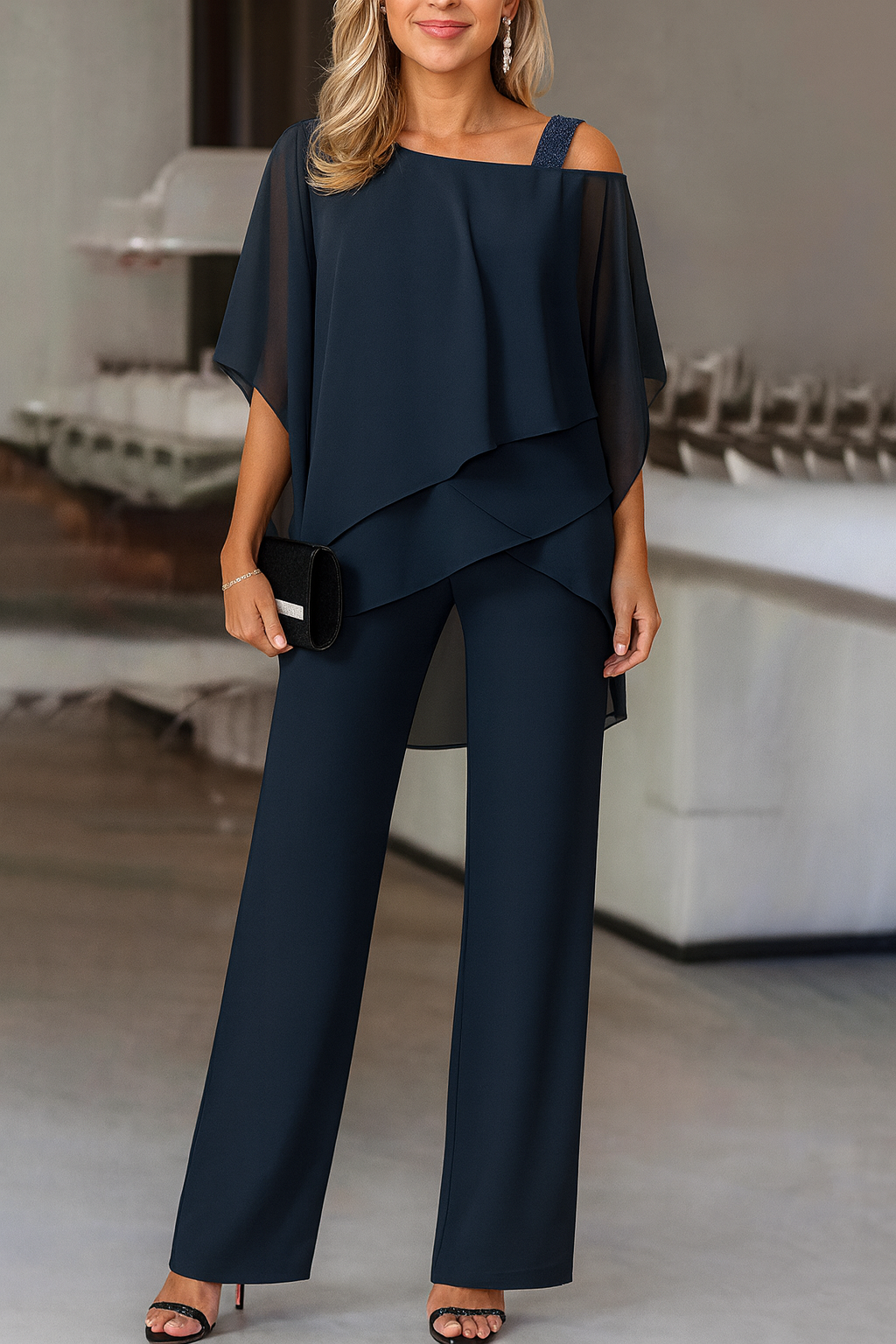 Women's Evening Trouser Set