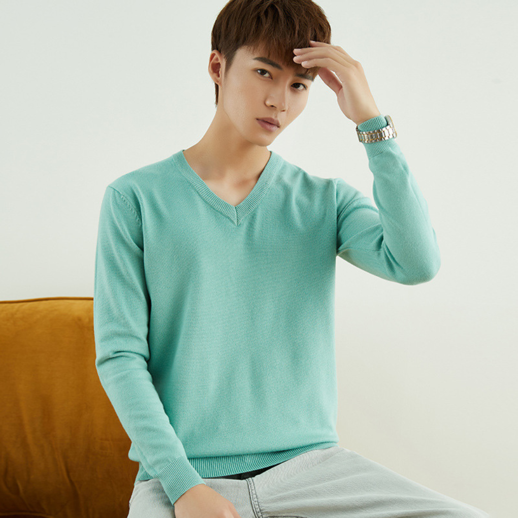 Ronald | Men's Classic V-Neck Jumper