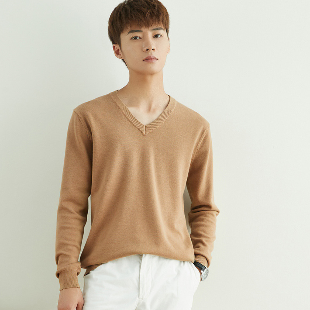 Ronald | Men's Classic V-Neck Jumper