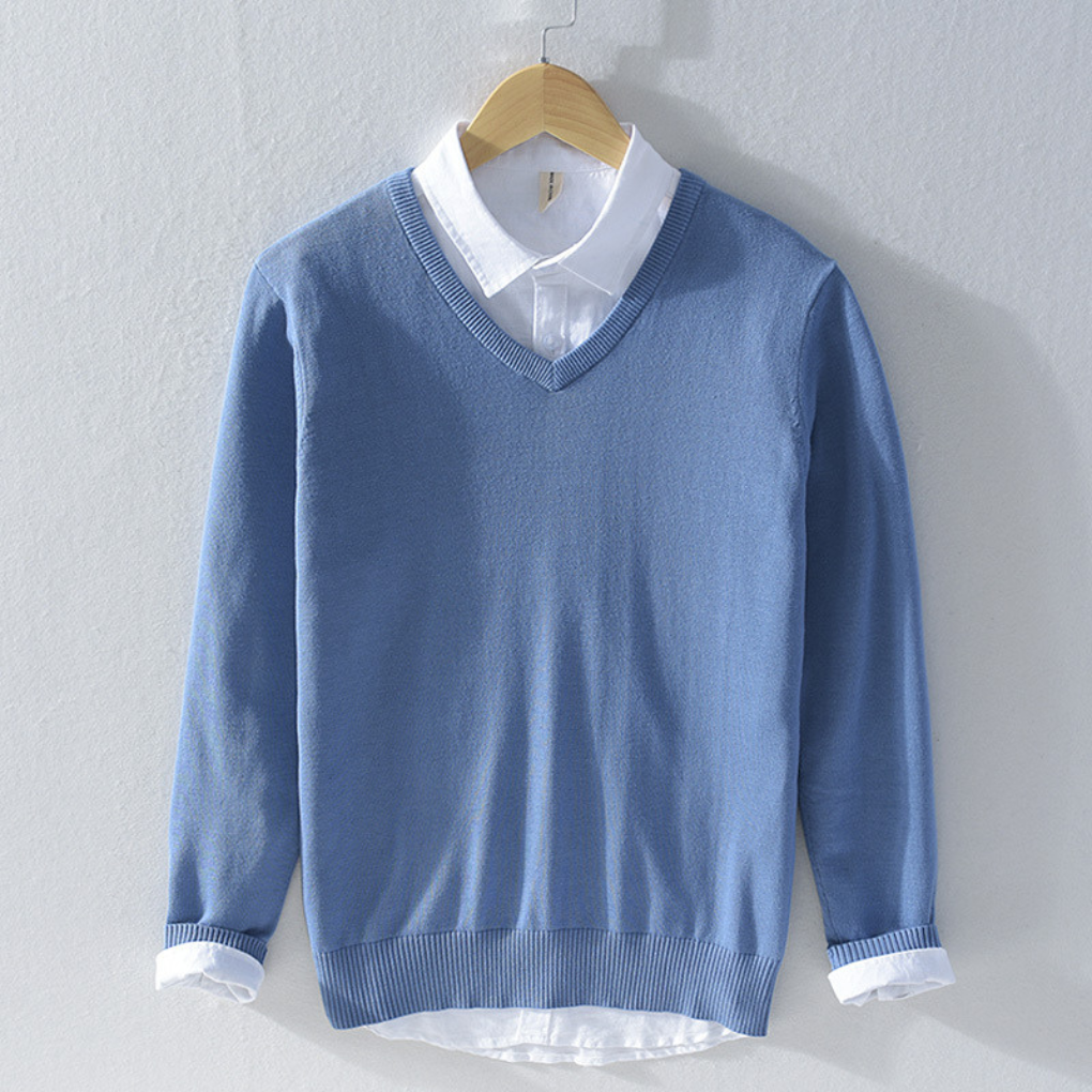 Ronald | Men's Classic V-Neck Jumper